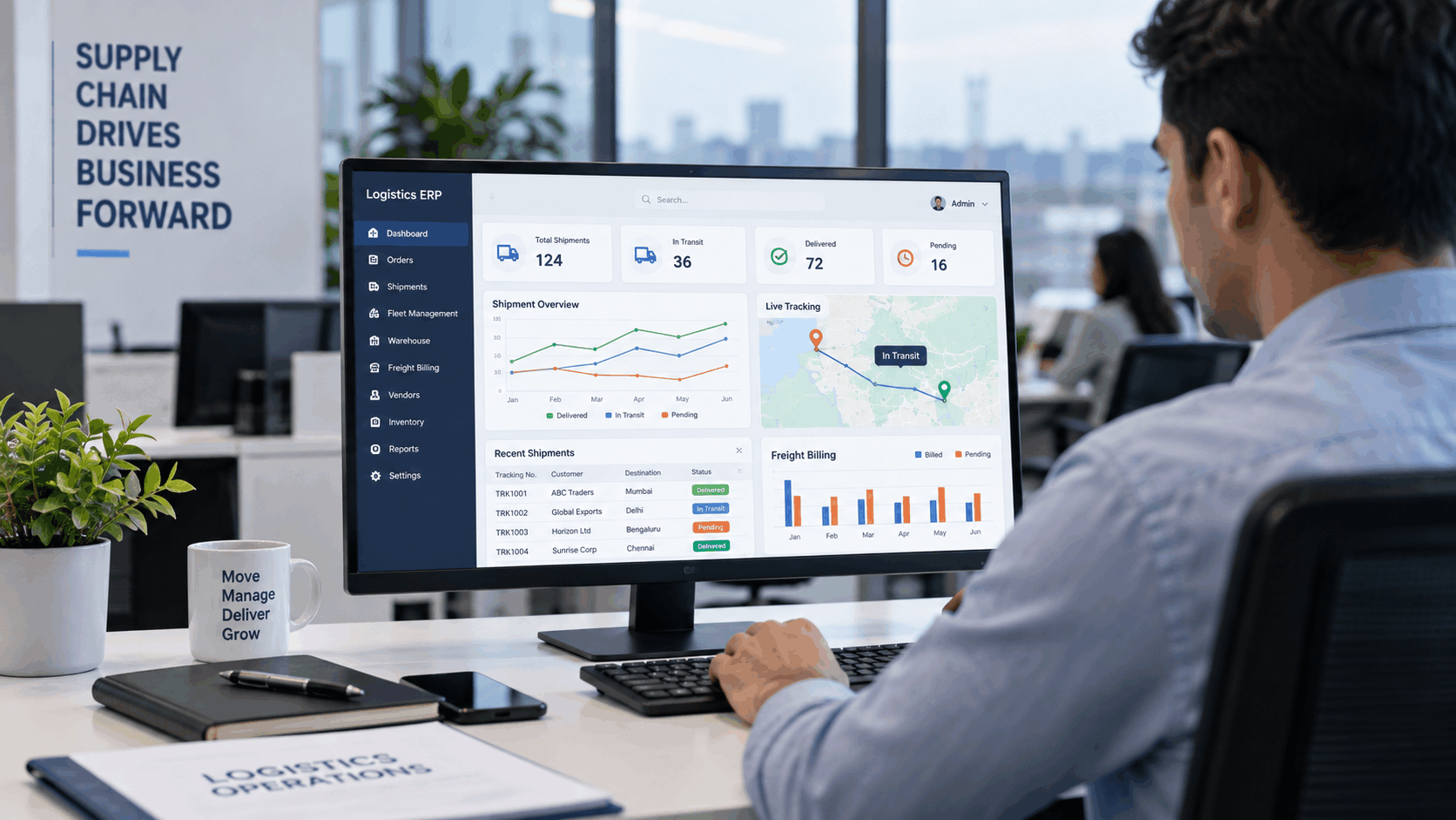 How Logistics ERP Software Helps Control Freight, Billing and Delivery Operations
