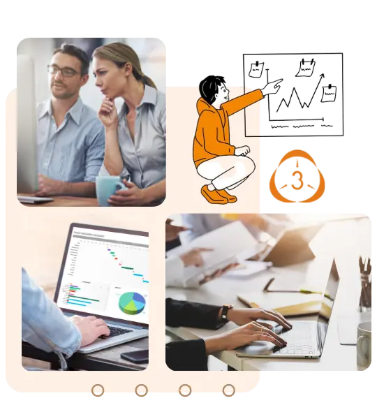 Fintech workflow and financial dashboard